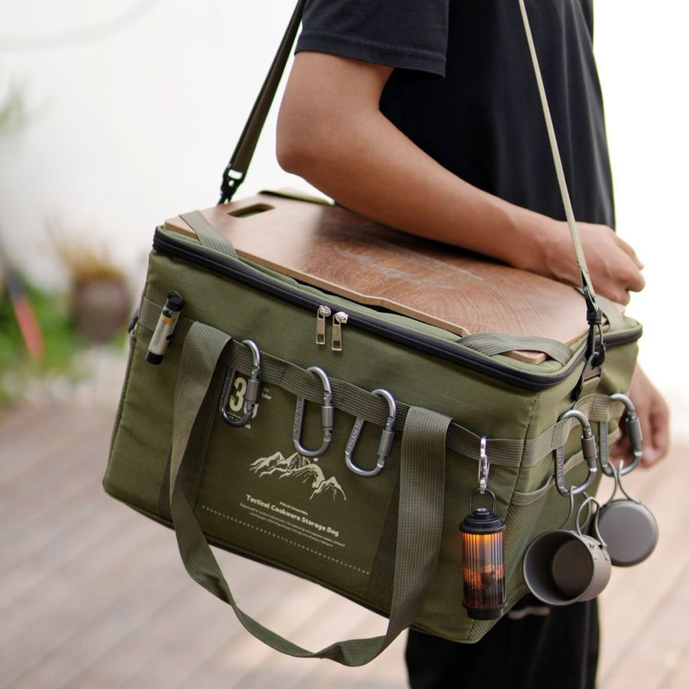 Camping Cooking Organizer - 36L تكتيكات حقيبة نزهة مقاوم للماء