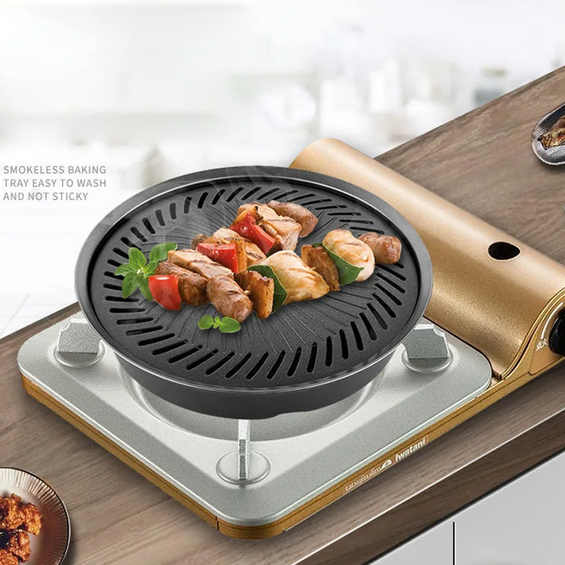 Camping Cooking Flat Top - الكورية غير عصا صينية الشواء في