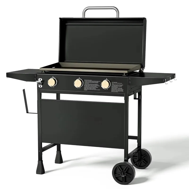 Camping Cooking Flat Top - محطة طهي خارجية متنقلة ذات سطح