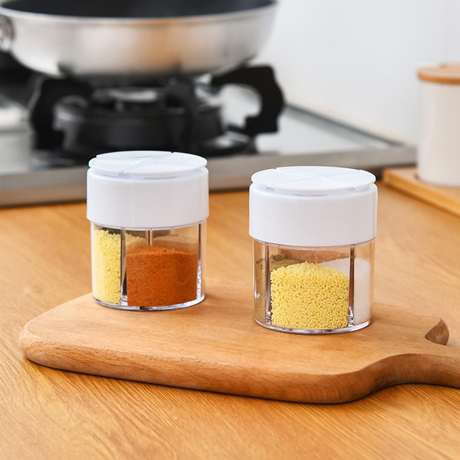 حاويات التوابل، حاوية ملح شفاف - مراجعة Camping Cooking Container وسعره