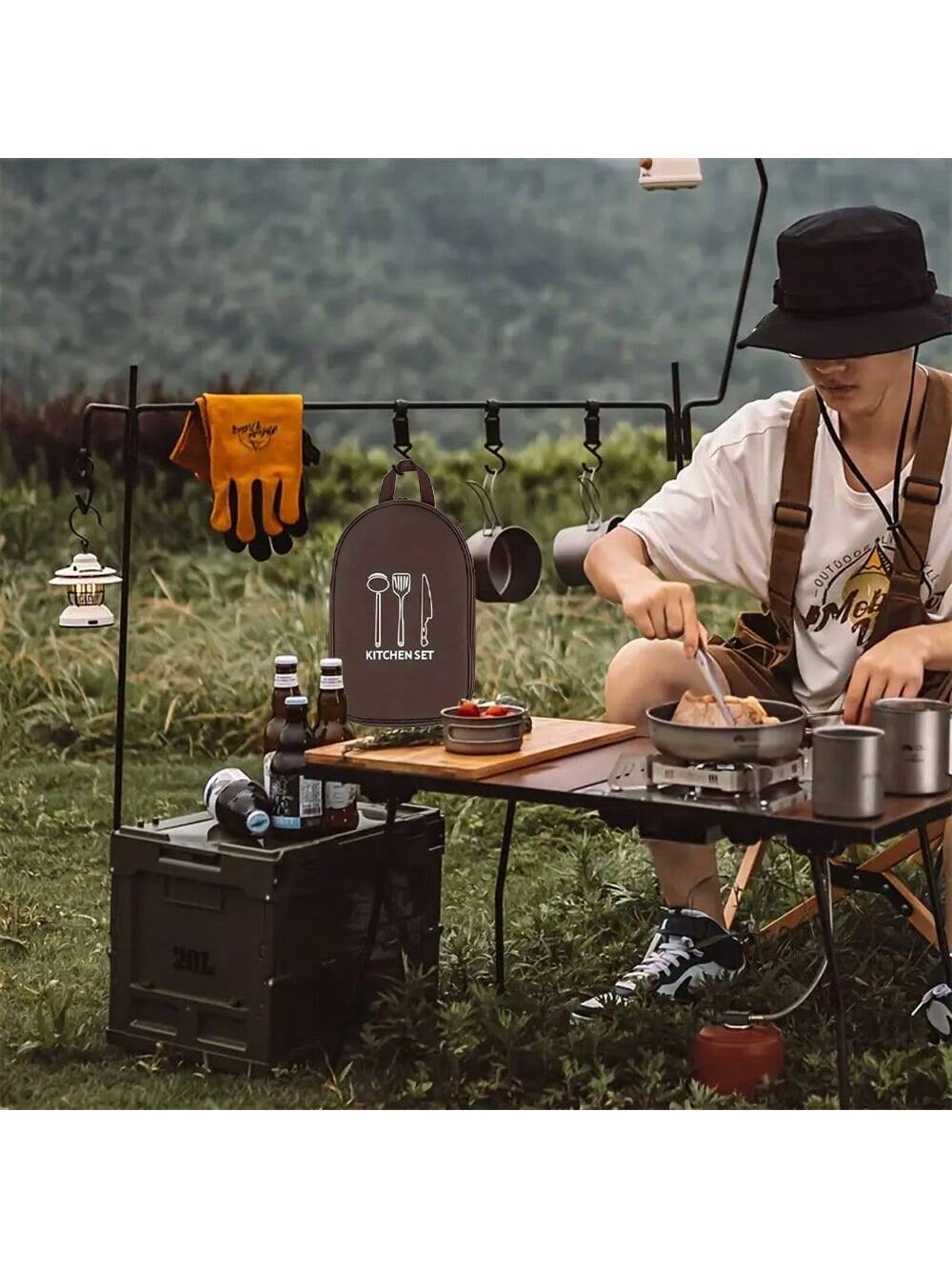 في الهواء الطلق التخييم تجهيزا - مراجعة Camping Cooking Container وسعره