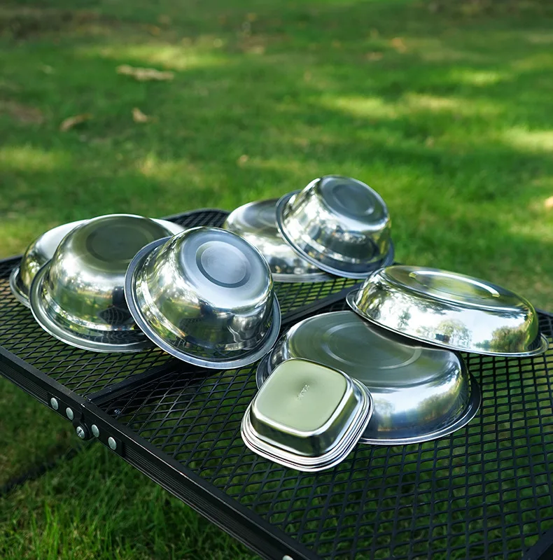 طقم أطباق طعام للتخييم مكون من - مراجعة Camping Cooking Dining Set وسعره