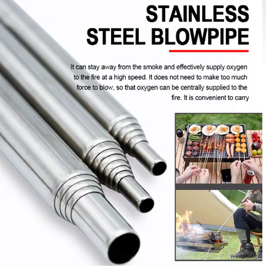 الفولاذ المقاوم للصدأ Blowpipe - مراجعة Camping Hiking Cooking وسعره