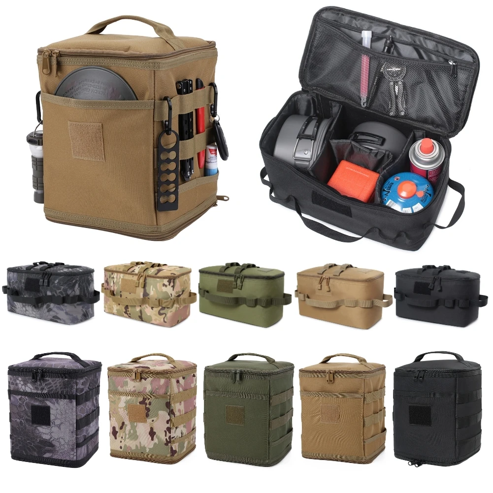 الحقيبة التكتيكية التخييم حقيب - مراجعة Camping Cooking Organizer وسعره