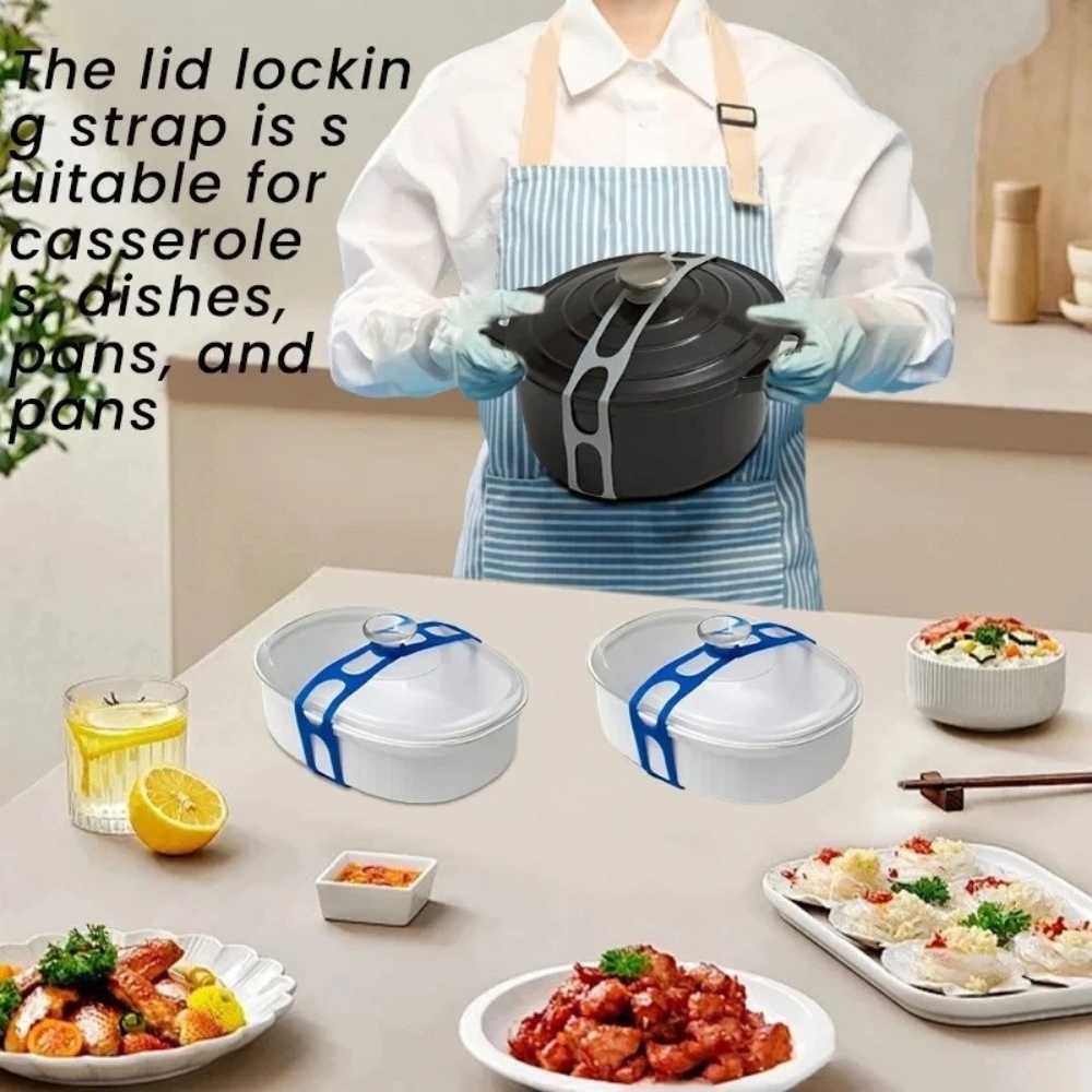 حزام سيليكون مرن قابل لإعادة ا - مراجعة Camping Cooking Organizer وسعره