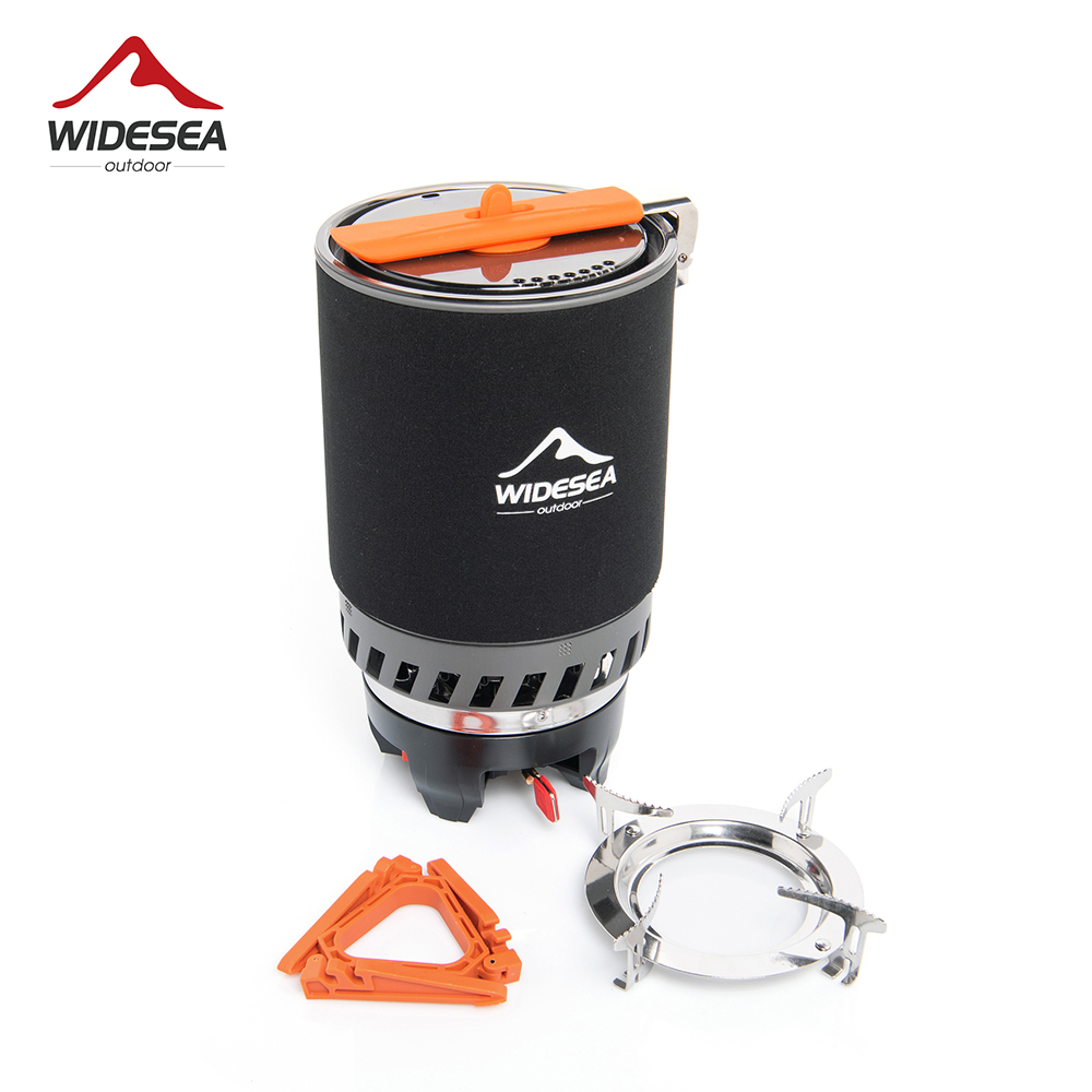 Widesea نظام الطبخ التخييم مع  - مراجعة Camping Hiking Cooking وسعره
