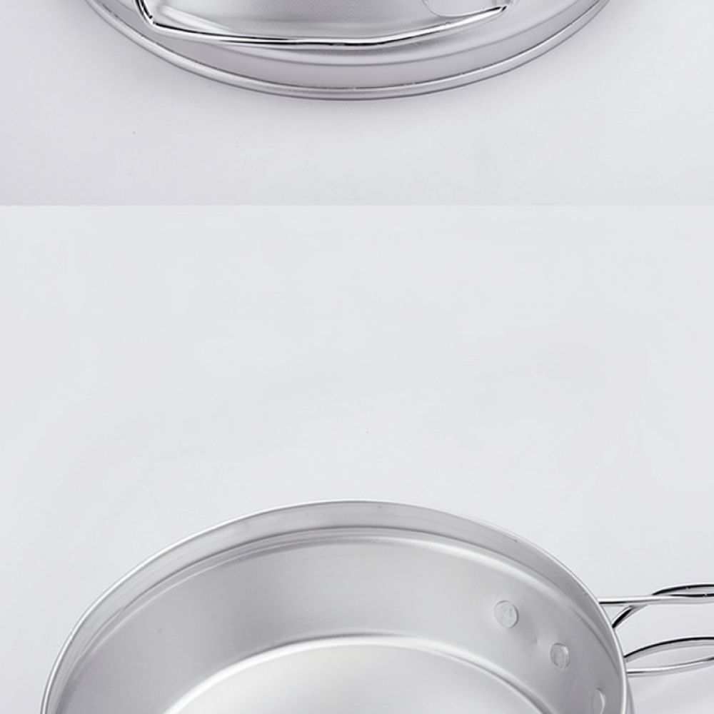 طقم أواني طهي محمولة مصنوعة من - مراجعة Camping Cooking Dining Set وسعره