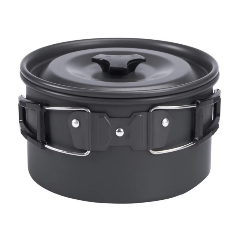 موقد تخييم خفيف الوزن عالي الج - مراجعة Quality Camping Cooking Set وسعره