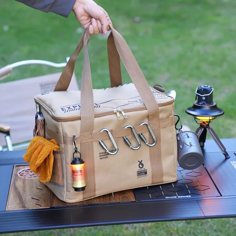 حقيبة تخزين تكتيكية قابلة للطي - مراجعة Camping Cooking Organizer وسعره