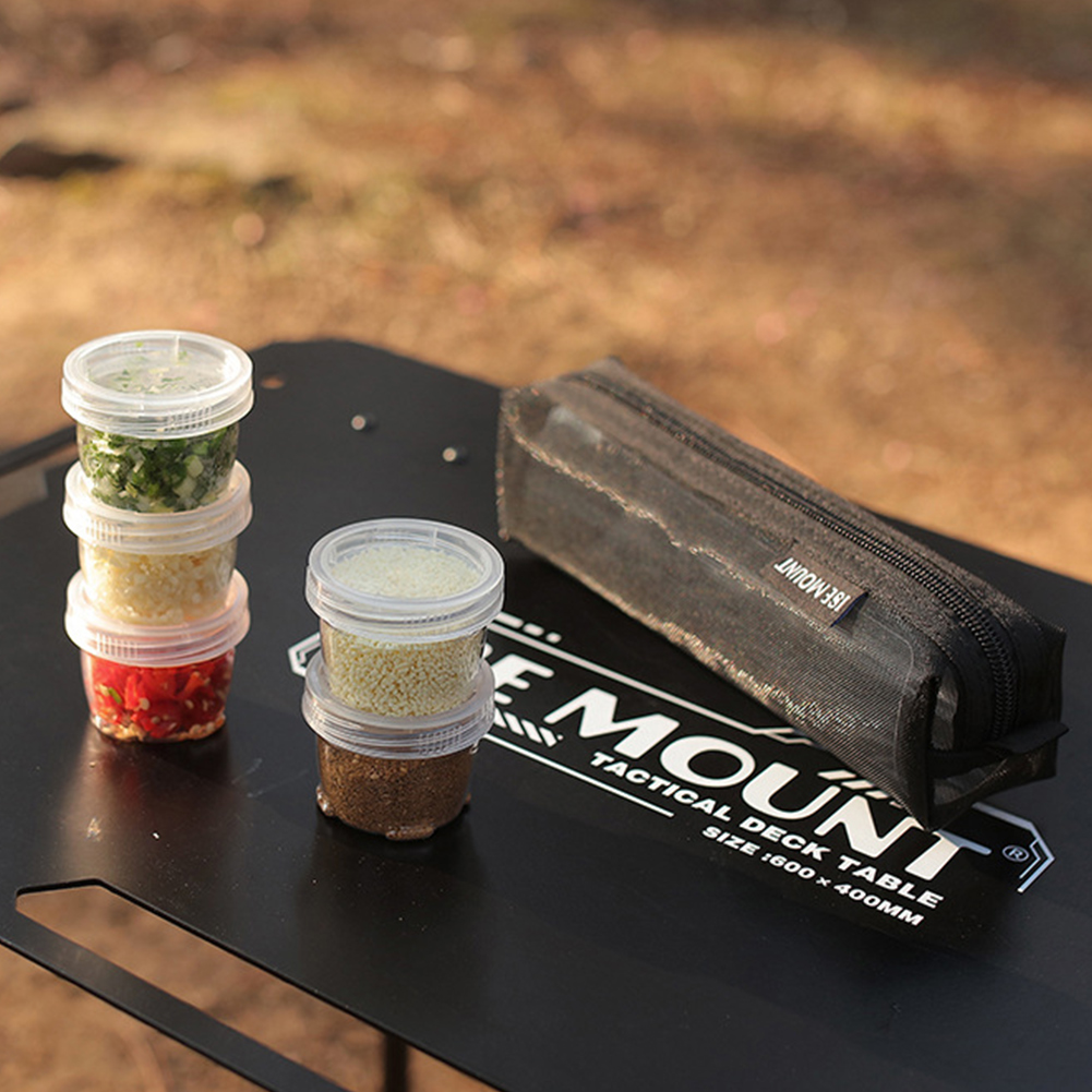 حقيبة تخزين توابل التخييم مع 5 - مراجعة Camping Cooking Container وسعره