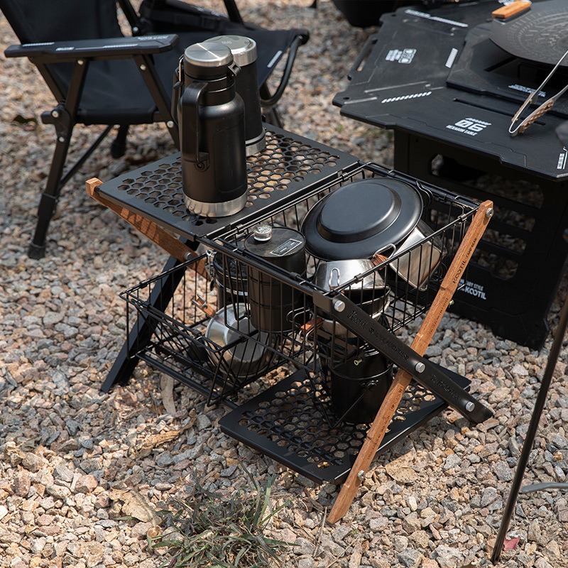 طاولات تخييم محمولة قابلة للطي - مراجعة Camping Hiking Cooking وسعره