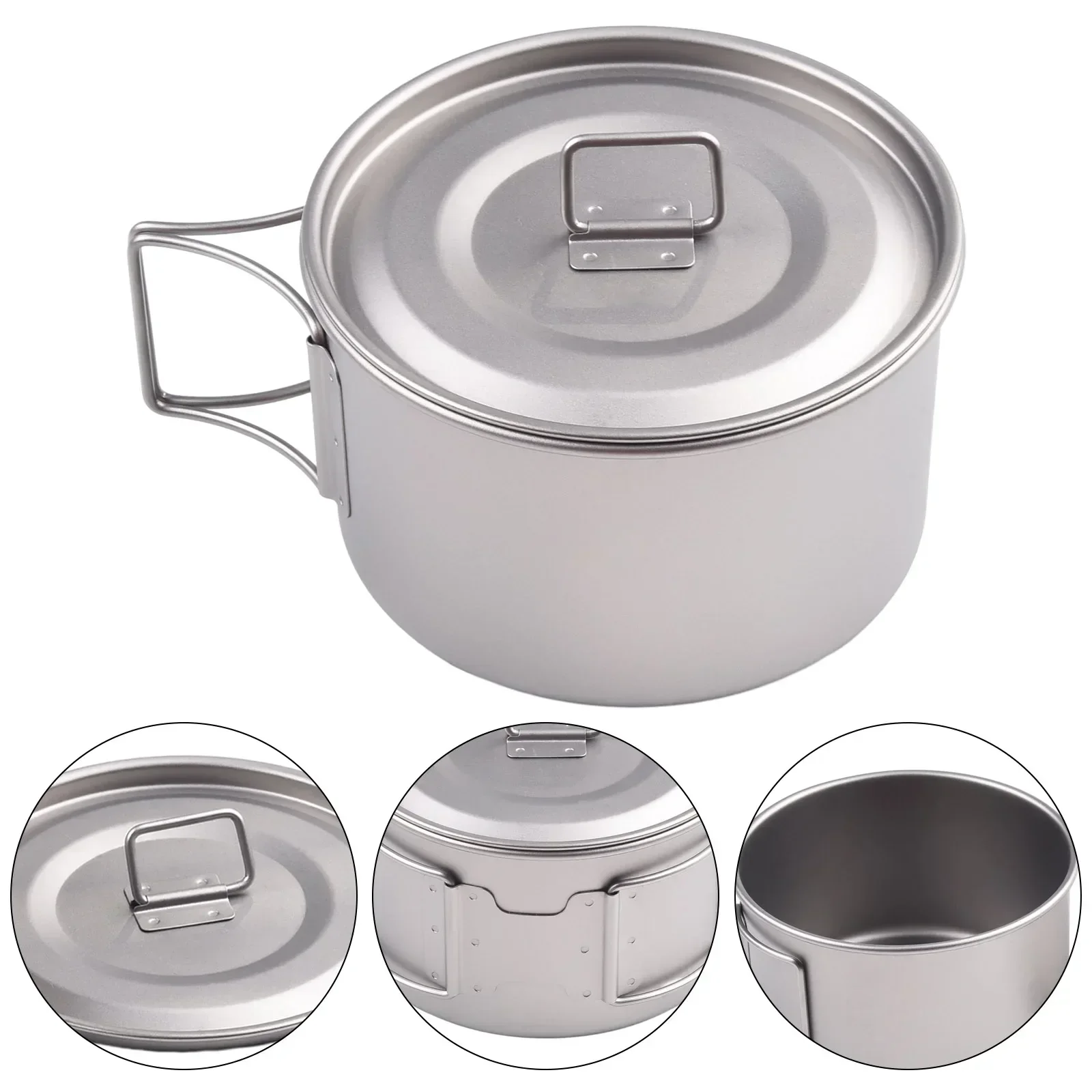 وعاء التيتانيوم مع مقبض قابل ل - مراجعة Camping Cooking Container وسعره